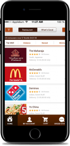 Food delivery mobile apps