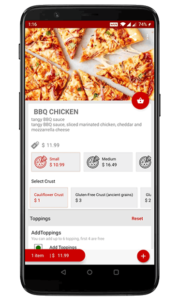 pizza delivery app