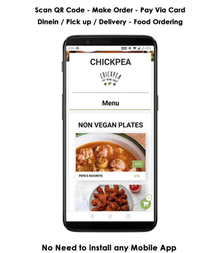 filter foodie app qr code